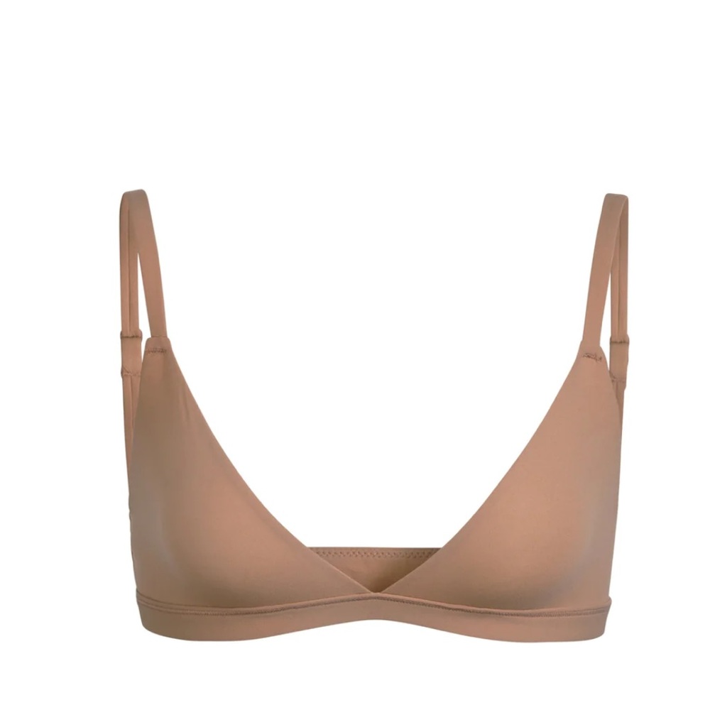 SKIMS fits everyone triangle bralette- sienna size medium